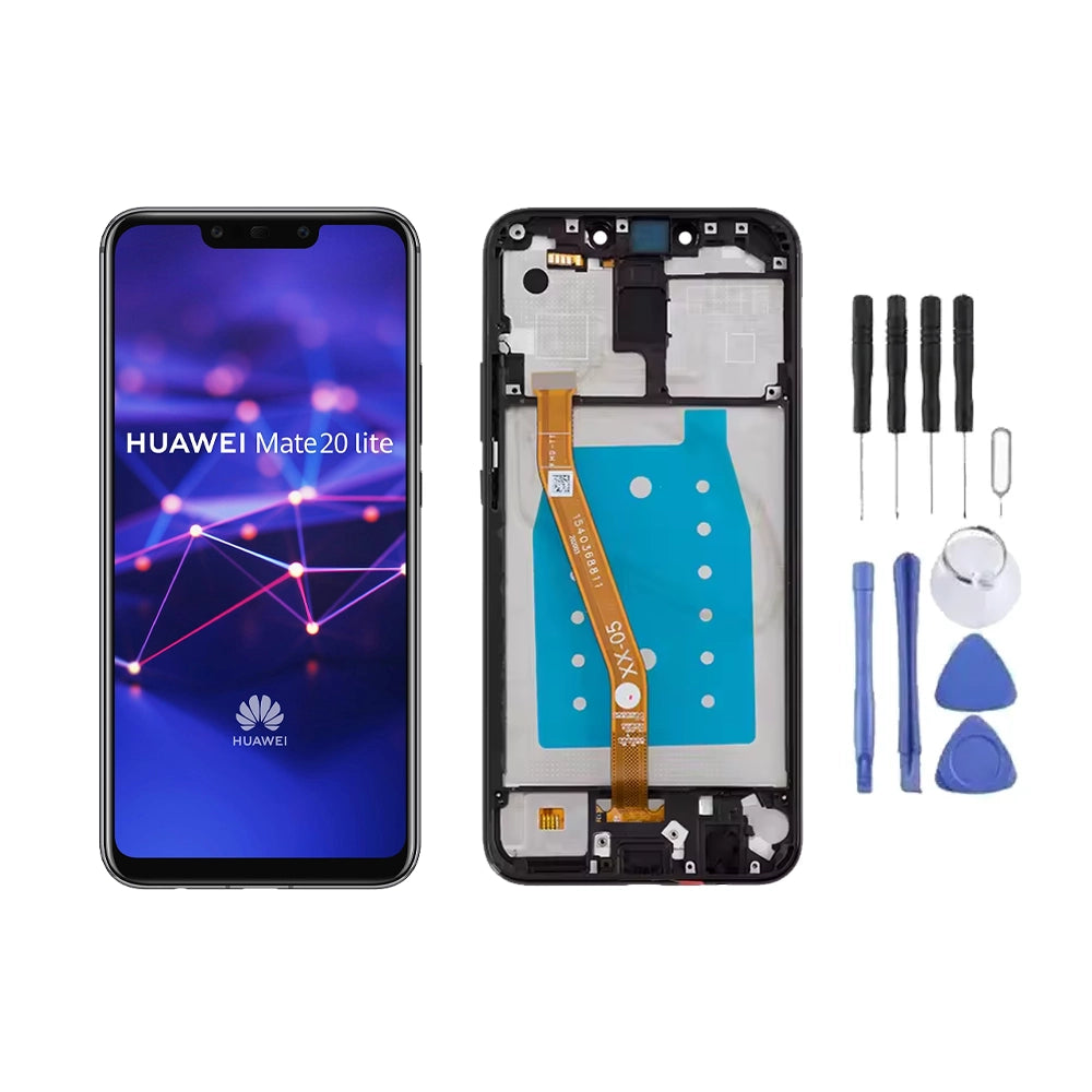 Chassis + Ecran LCD + Vitre pour Huawei Mate 20 Lite + Kit d'outils