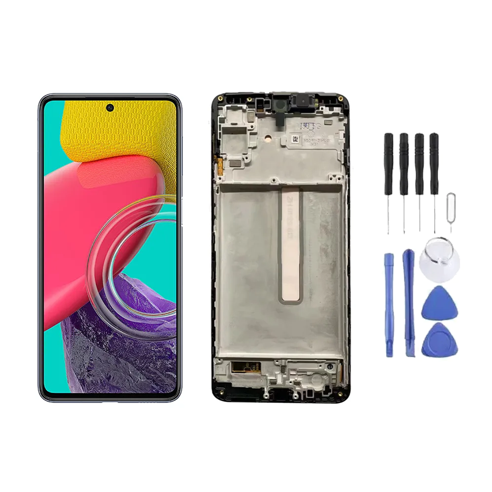 Chassis + Ecran LCD + Vitre pour Samsung Galaxy M53 5G (M536) + Kit d'outils