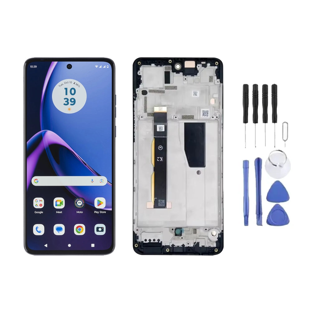 Chassis + Ecran LCD + Vitre pour Motorola Moto G84 + Kit d'outils