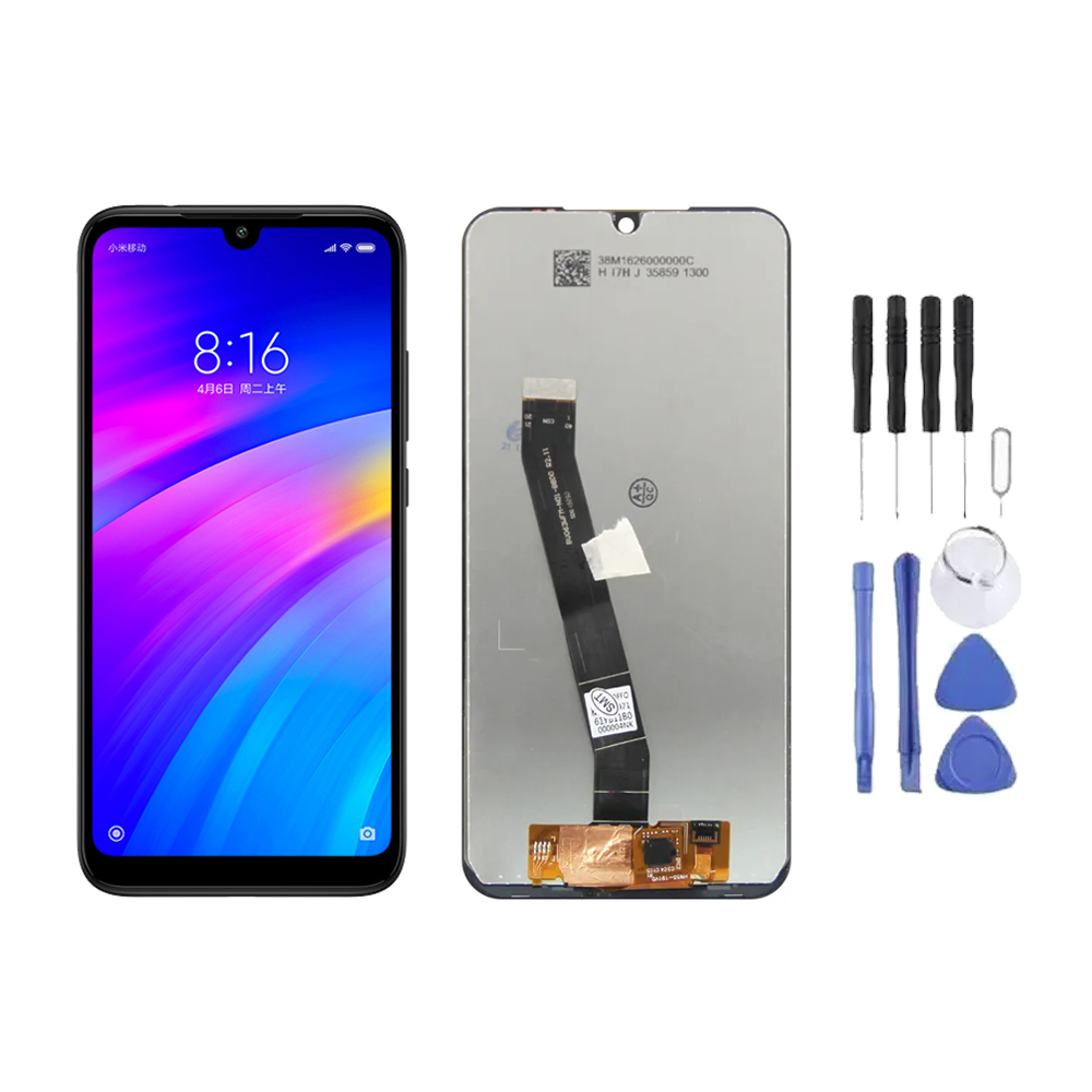 Ecran LCD + Vitre pour Xiaomi Redmi 7 + Kit d'outils