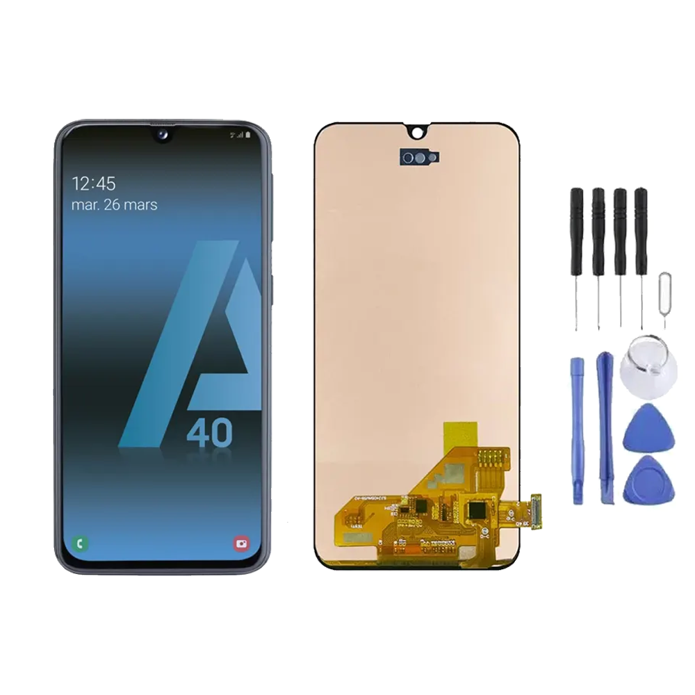 Ecran LCD + Vitre pour Samsung Galaxy A40 (A405) + Kit d'outils