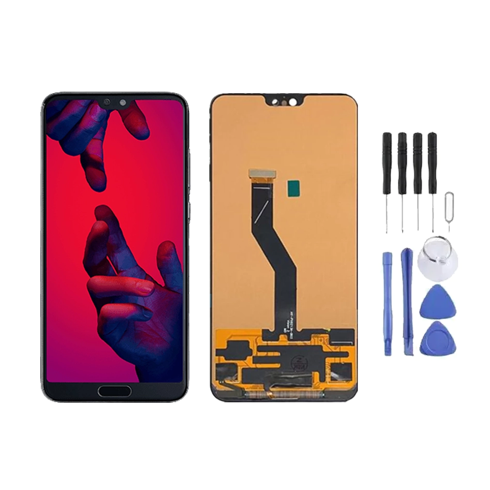 Ecran LCD ORIGINAL + Vitre pour Huawei P20 Pro (avec lecteur d'empreinte) + Kit d'outils