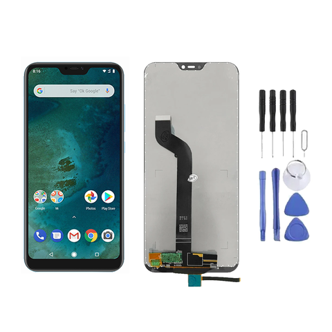 Ecran LCD + Vitre pour Xiaomi Mi A2 Lite / Redmi 6 Pro + Kit d'outils