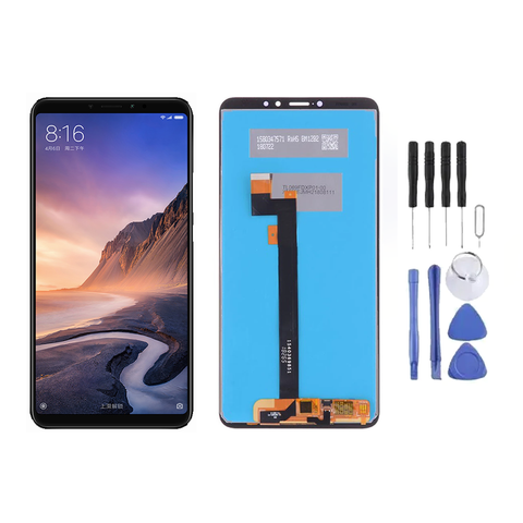 Ecran LCD + Vitre pour Xiaomi Mi Max 3 + Kit d'outils