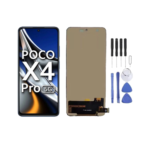 Ecran LCD + Vitre pour Xiaomi Poco X4 Pro 5G + Kit d'outils 2201116PG