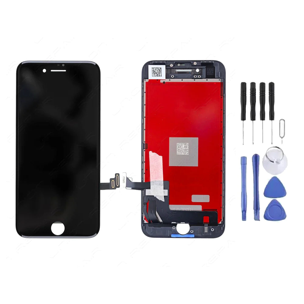 Ecran LCD + Vitre pour Apple iPhone 8 Noir + Kit d'outils