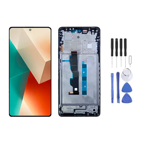 Chassis + Ecran LCD + Vitre pour Xiaomi Redmi Note 13 + Kit d'outils