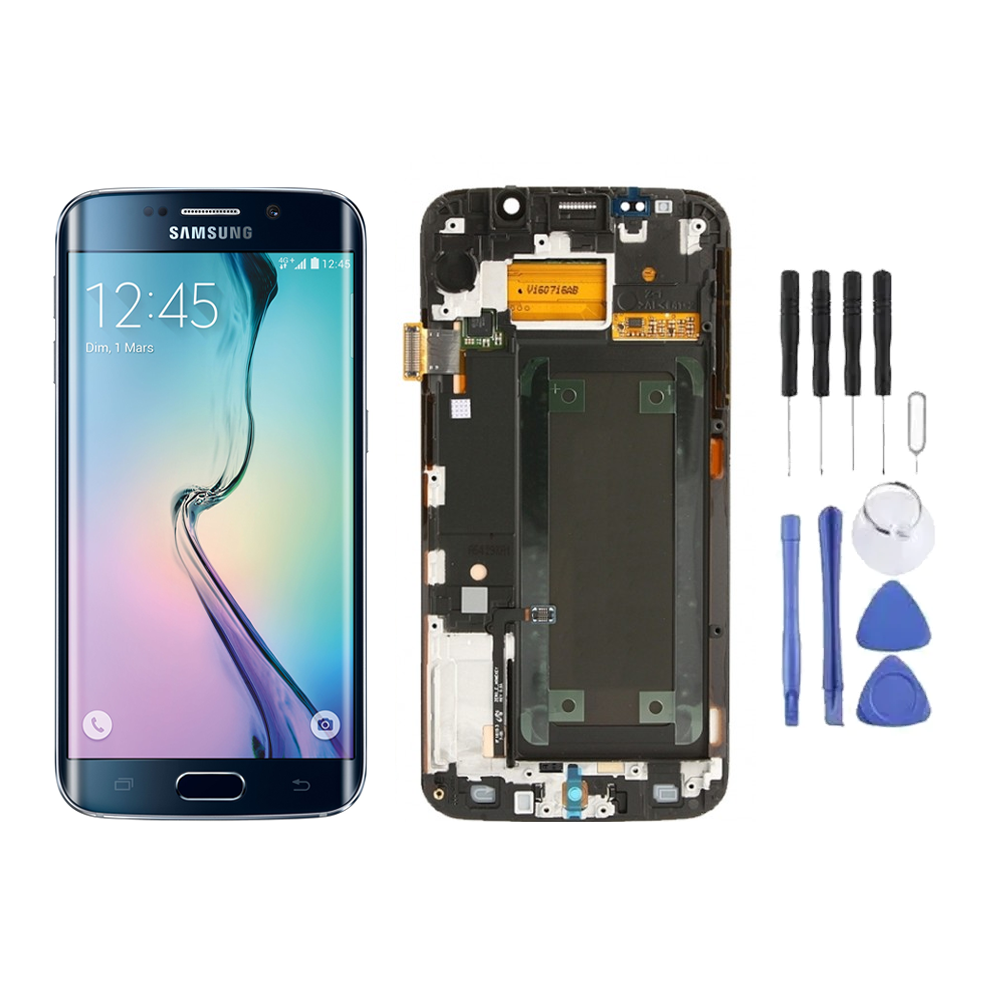 Chassis + Ecran LCD + Vitre pour Samsung Galaxy S6 Edge (G925) + Kit d'outils