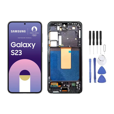 Chassis + Ecran LCD + Vitre pour Samsung Galaxy S23 5G (S911)