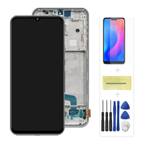 Chassis + Ecran LCD + Vitre pour Xiaomi Mi 10 Lite 5G + Kit d'outils