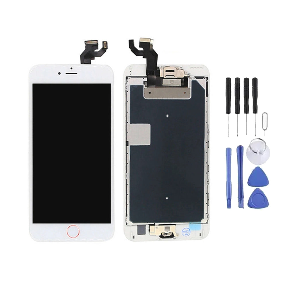 Ecran LCD + Vitre pour Apple iPhone 6S+ Blanc + Kit d'outils