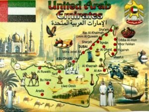 Comment Trouver Un Emploi Aux Émirats Arabes Unis Facilement 7 carte des emirats arabes unis et tourisme
