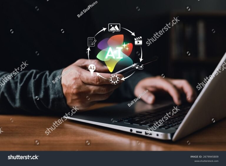 personne utilisant ordinateur avec logo pix lumineux